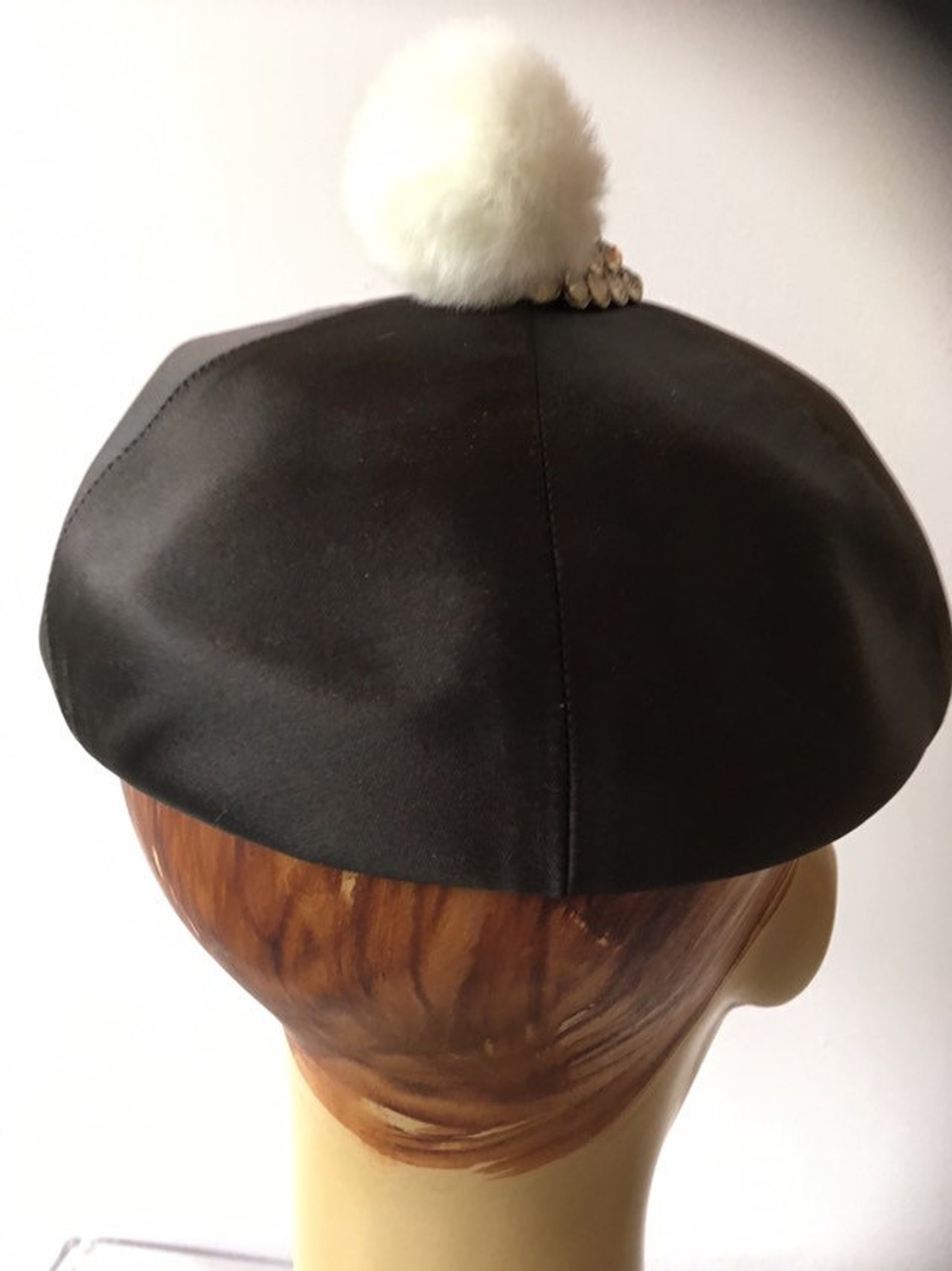 1950s Satin Hat Jan Leslie Hat Vintage 50s Hat Whimsical Etsy
