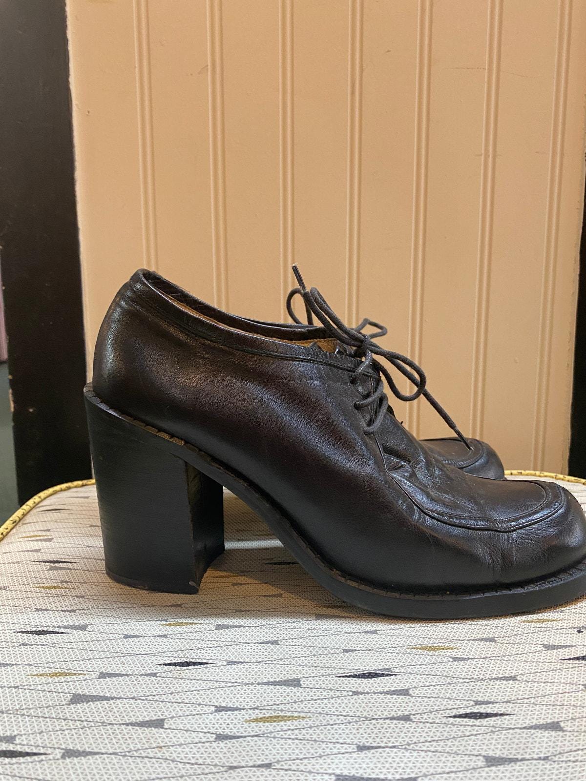 90s Chunky Oxford - Etsy