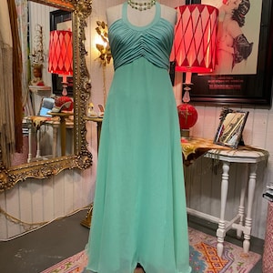 Aqua Formal Dress - Etsy Australia