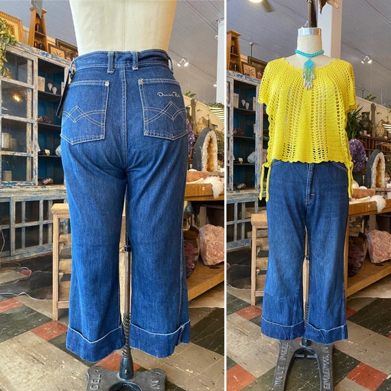 oscar de la renta jeans, 1980s denim, vintage des… - image 1