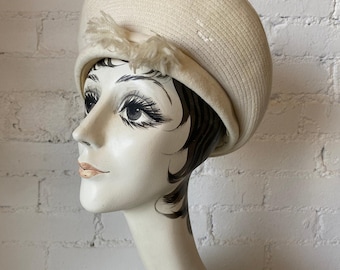 Stunning Vintage 1960s Miss Dior Hat Created by Christian