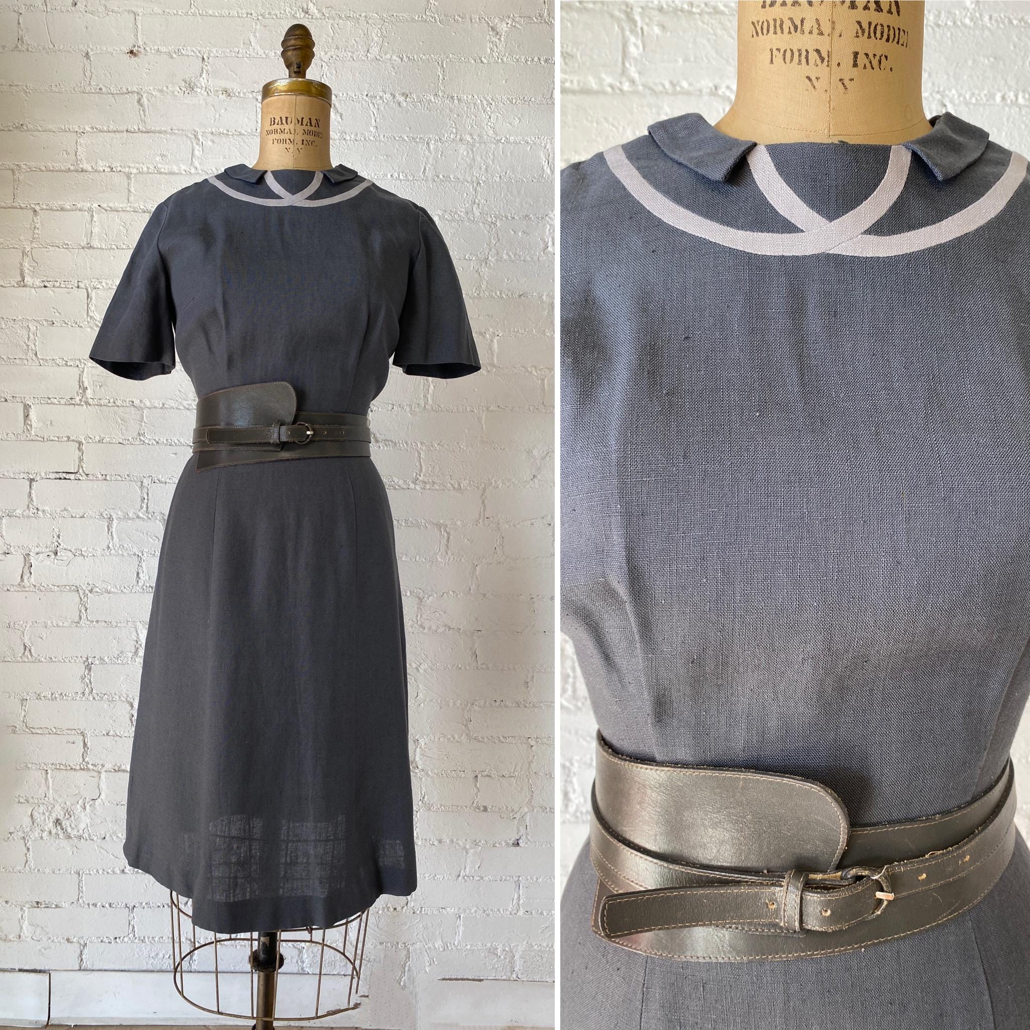 【2000archives】24SS SAILOR TROMPE L'OEIL DRESS (GREY) Trompe L'oeil Dress - Etsy