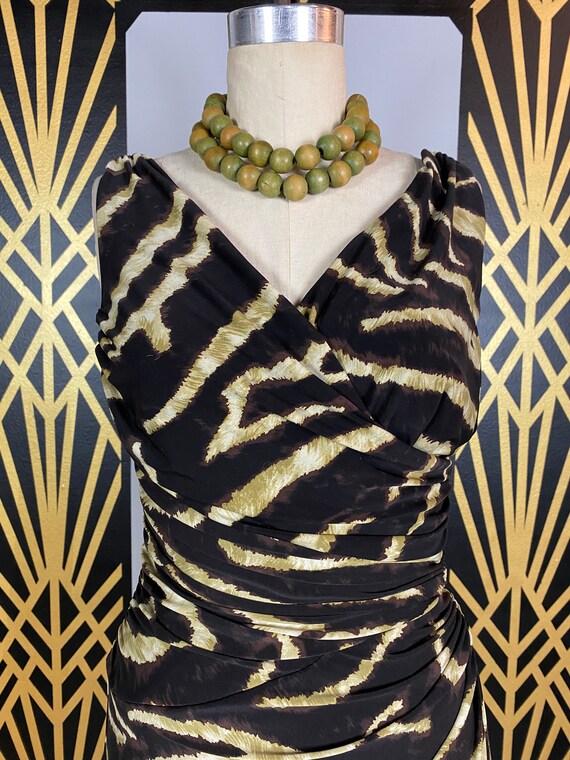 ralph lauren zebra print dress