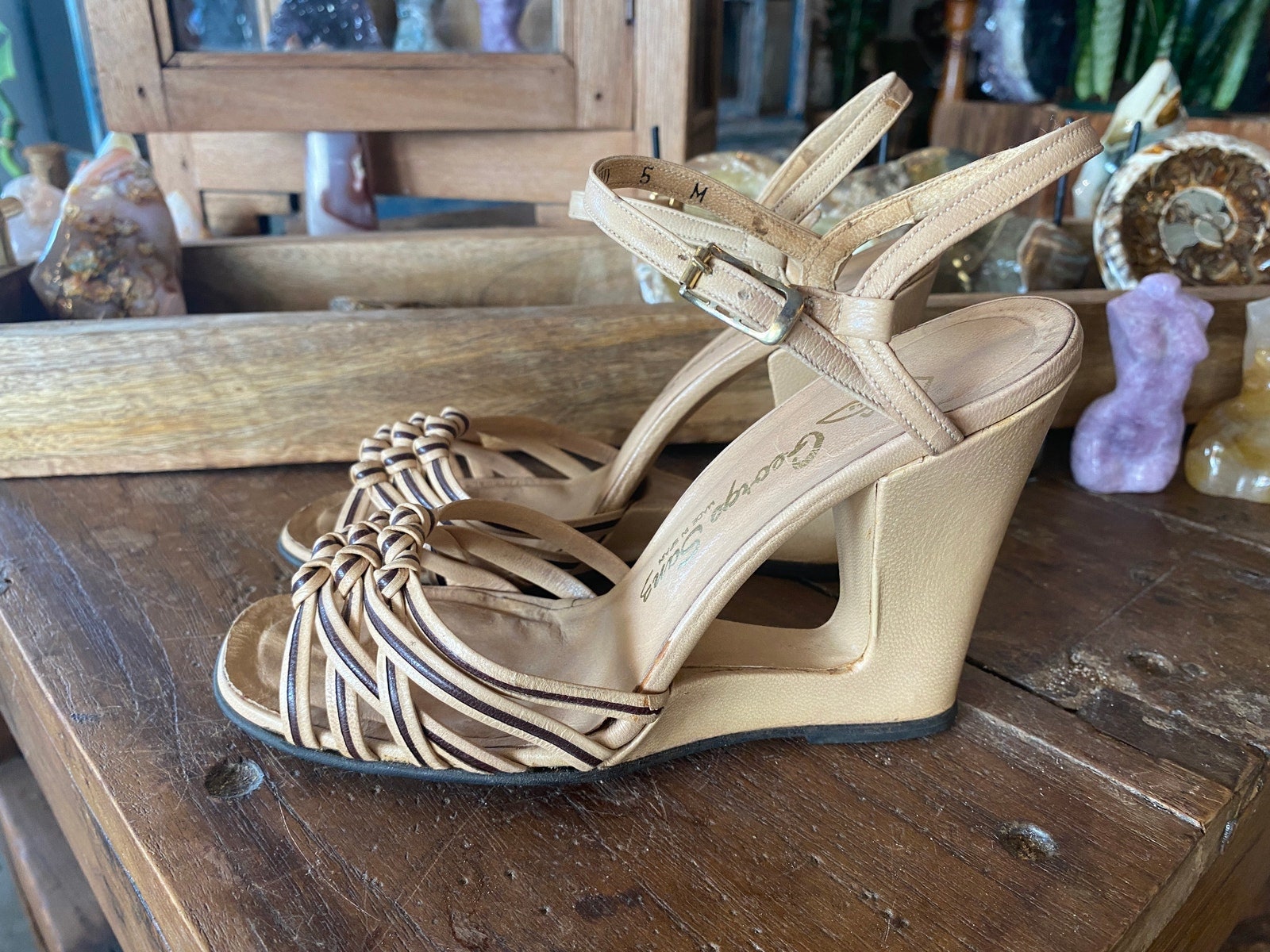 Cut Out Sandals Etsy