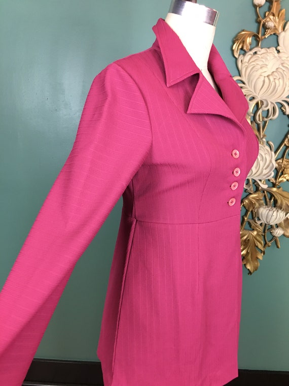 1970s jacket, polyester blazer, vintage 70s jacke… - image 3