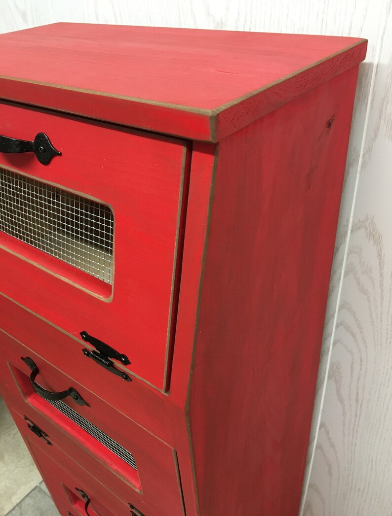 Large Vegetable Bin Potato Bread Box Storage Farmhouse Etsy