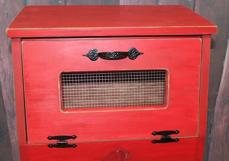 Large Vegetable Bin Potato Bread Box Storage Farmhouse Etsy