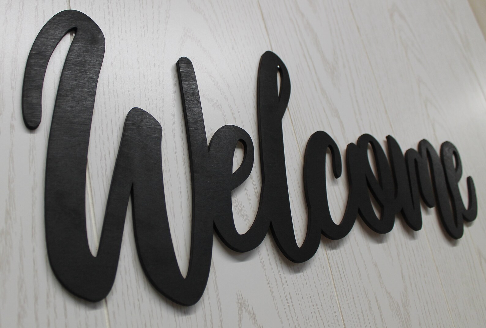 Word Art Wood Cutout Large Script Sign Etsy