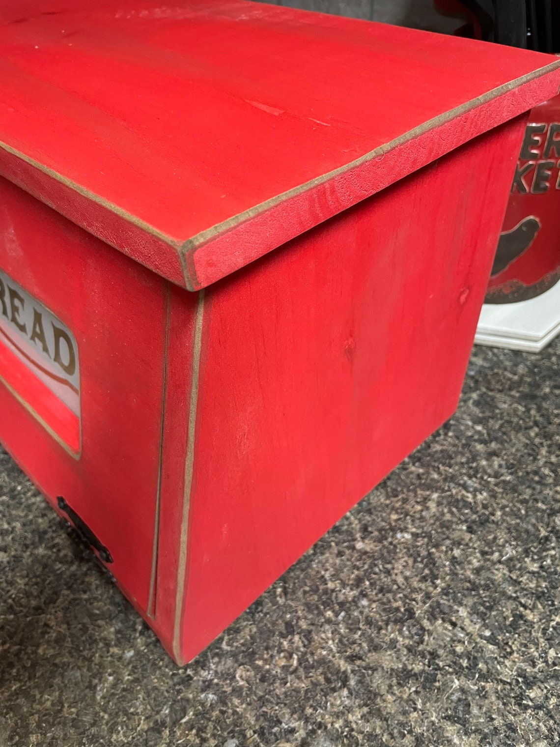 FARMHOUSE Kitchen Bread Box Etsy