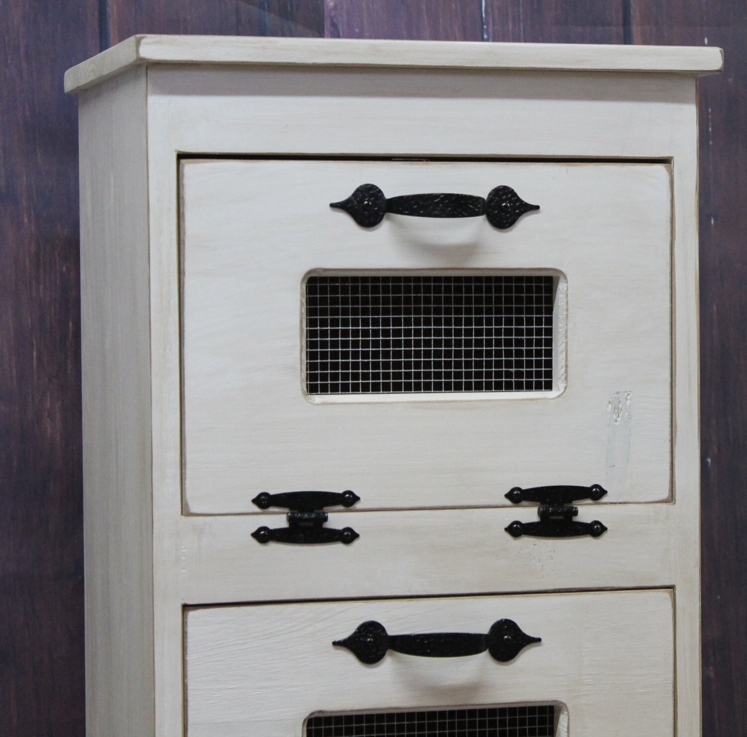 Wood Vegetable Bin Potato Storage Box Rustic FARMHOUSE Etsy UK