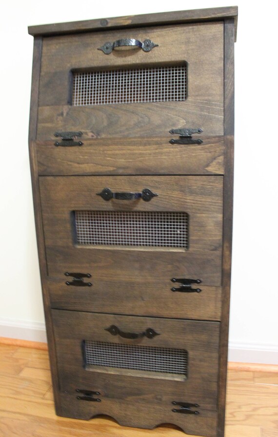 Vegetable Bin Potato Onion Storage Kitchen Decor Potatoes Etsy