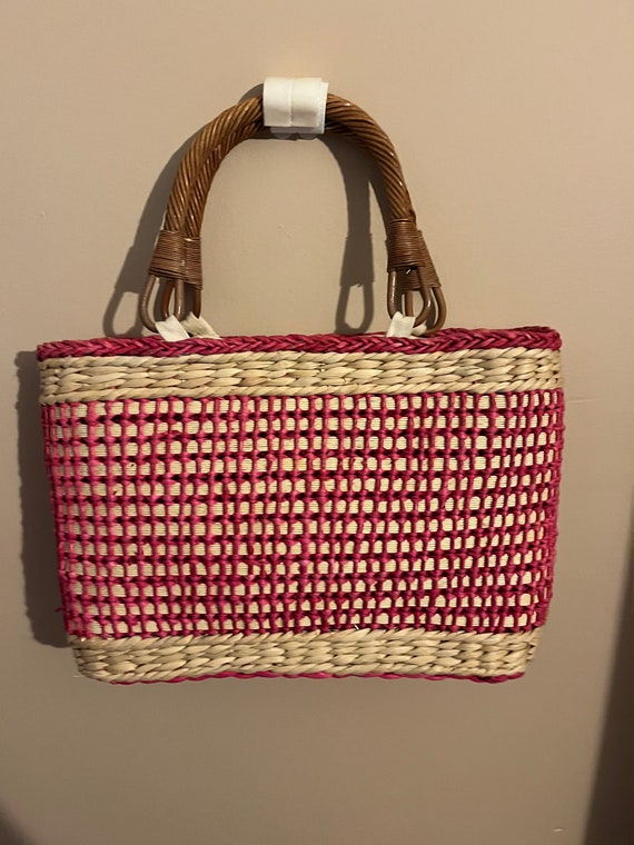 SAK Straw Handbag large