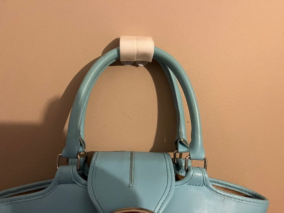 Sky blue Straw Handbag - image 4