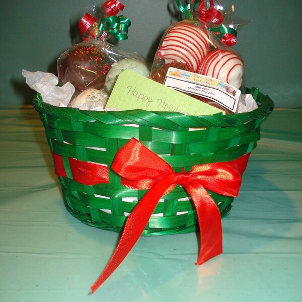 Cake Balls: Christmas Gift Basket of Bitty Bites