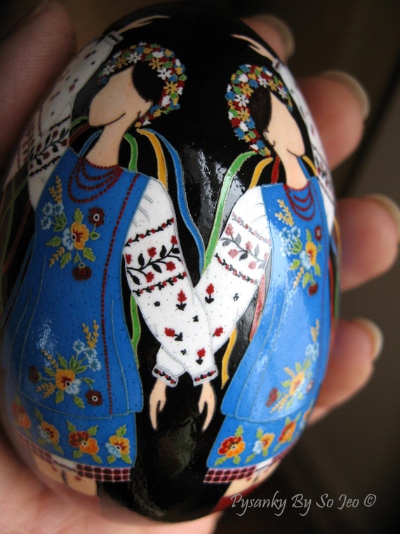 Blue Turkey Pysanky Blue Turkey Pysanky