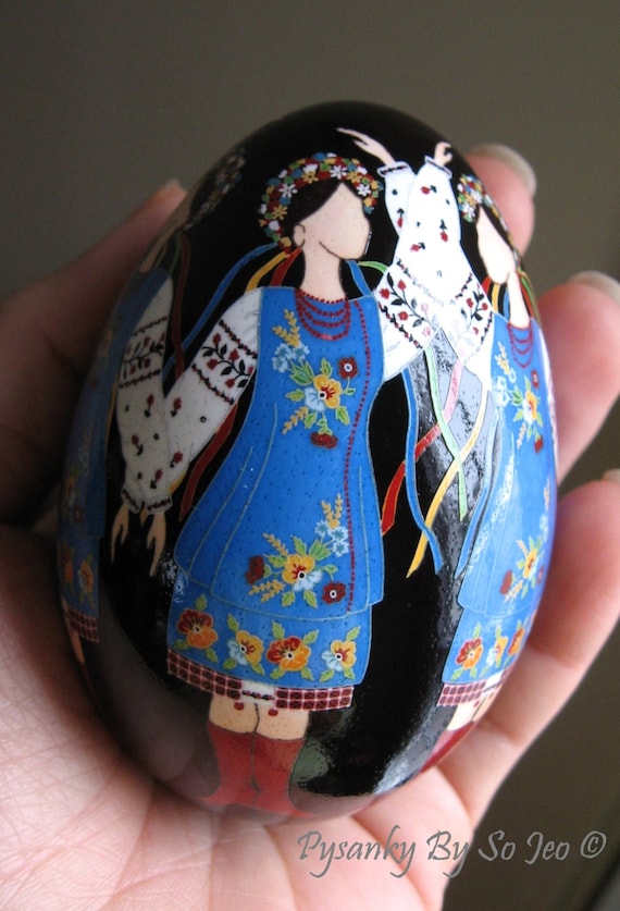 Blue Turkey Pysanky Blue Turkey Pysanky
