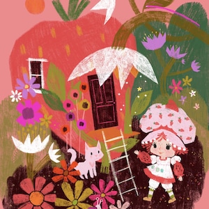 Strawberry Shortcake 8x10 signed print