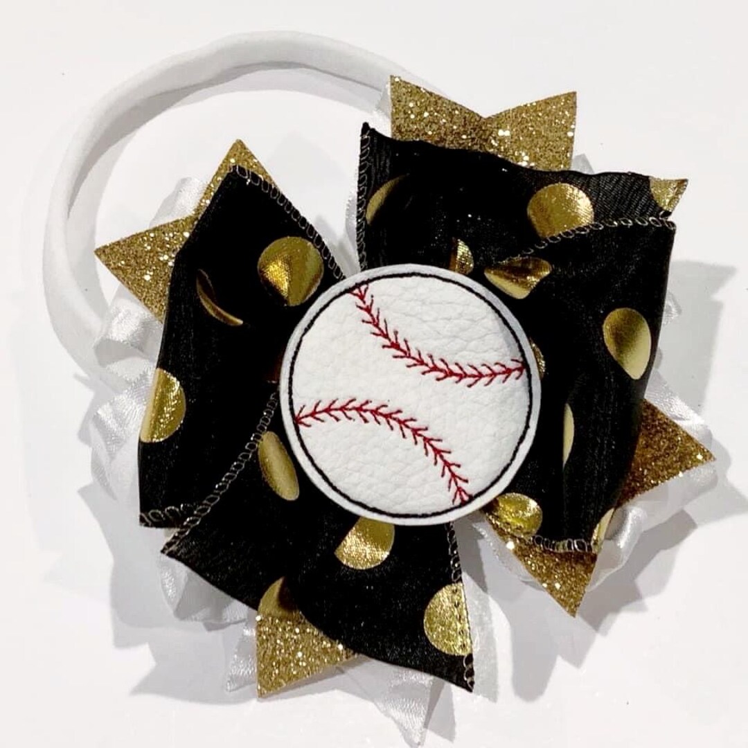 BASEBALL | Pinwheel | Team Colors | Spirit | Custom | Infant Hair Bow ...