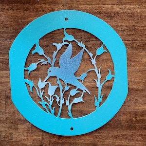 Hummingbird metal wall decore