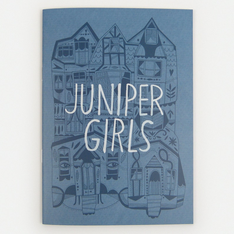 Juniper Girls Zine Illustration Zine, Art Zine, Girl Drawings, Ink Drawings, Cozy, Friendship, Girls, Girlfriends, Illustration, Art image 2