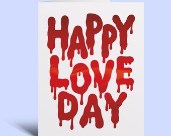 Foil Printed Valentine's Day Greeting Card - Happy Love Day