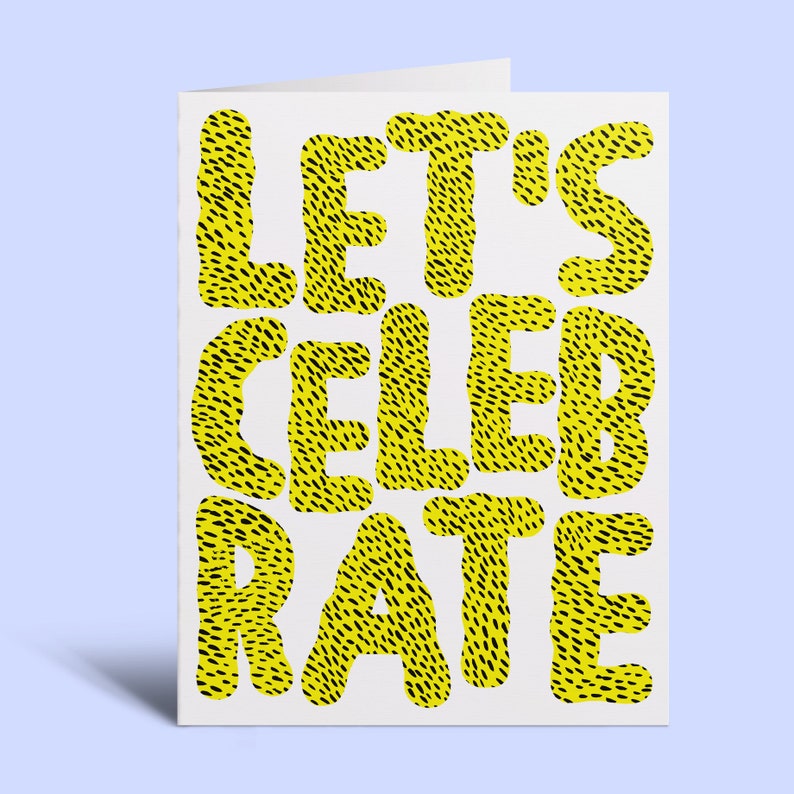 Let's Celebrate Greeting Card image 1