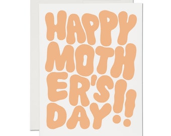 Happy Mother's Day - Greeting Card | Mother's Day, Type Design, Hand Lettering