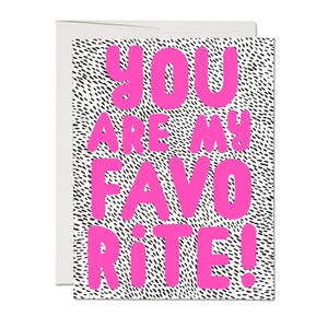 You Are My Favorite Greeting Card image 2