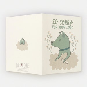 Dog Sympathy Greeting Card image 4