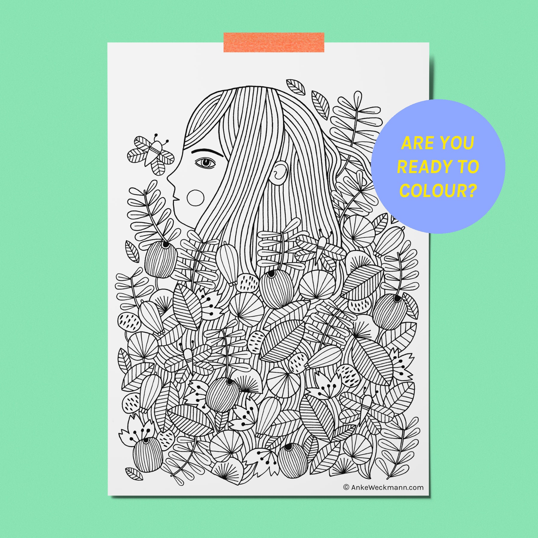 Printable Digital Colouring Book a Short Colouring Book of Nearly