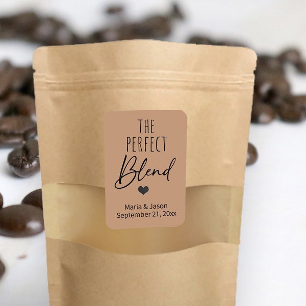 Coffee Favor Bag Etsy