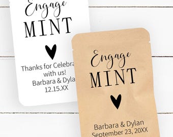 Engagemint Life Saver Mint, Engagement Party Favor