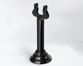 18 Black Wedding Reception Sign Holders, 3" Table Number Sign Stands, Black Stands, H01