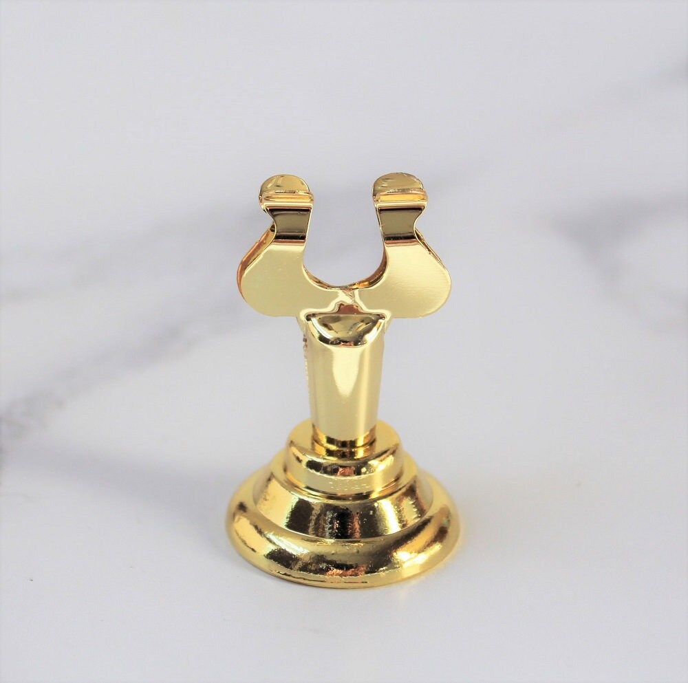 Gold Table Number Holder - Gold Sign Stand - Wedding Venue Sign Holde…