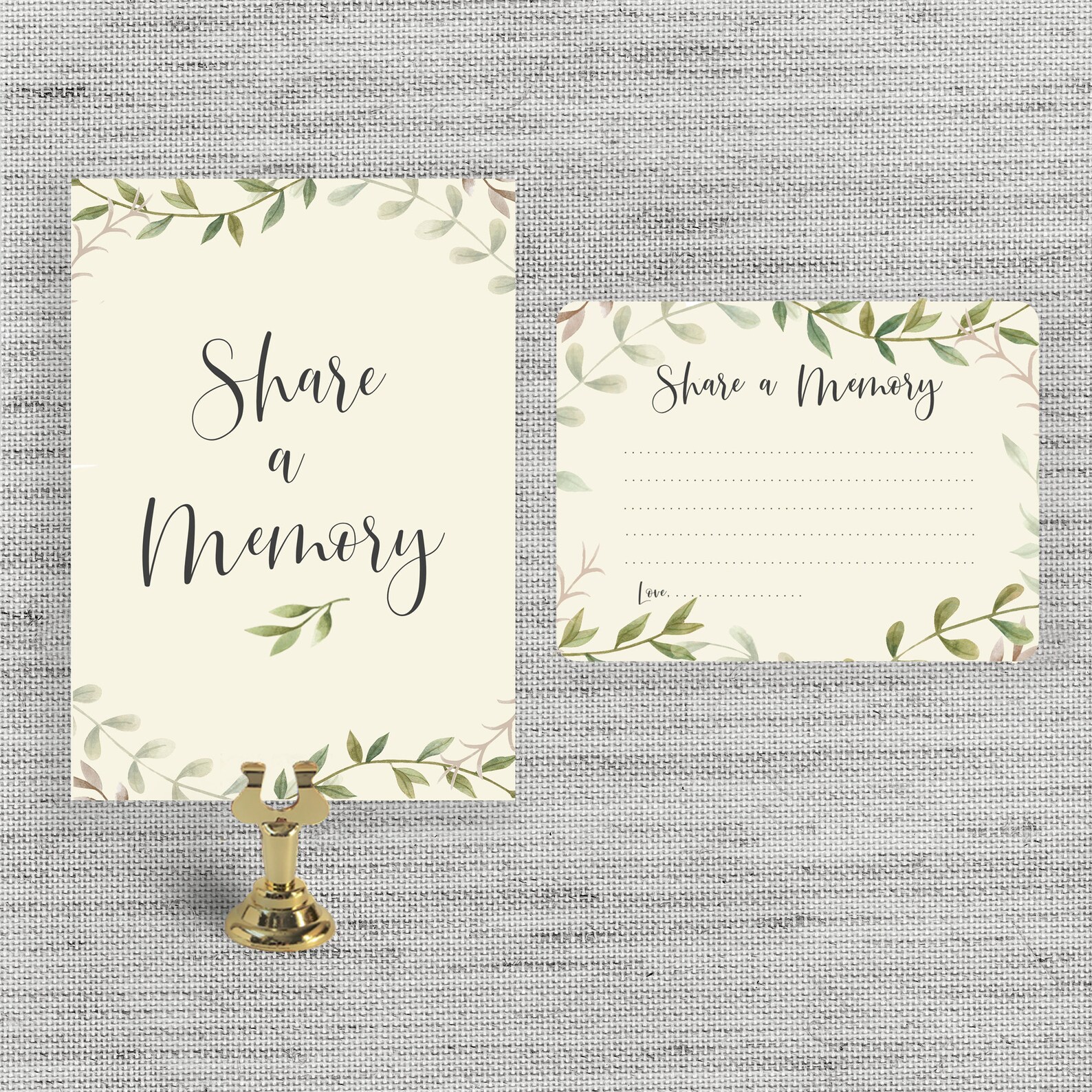 Share a Memory Cards for Wedding Bridal Shower Celebration Etsy