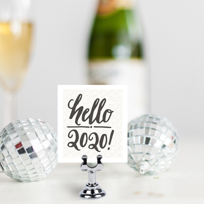 Silver Sign Holder Wedding Table Number Stand Etsy