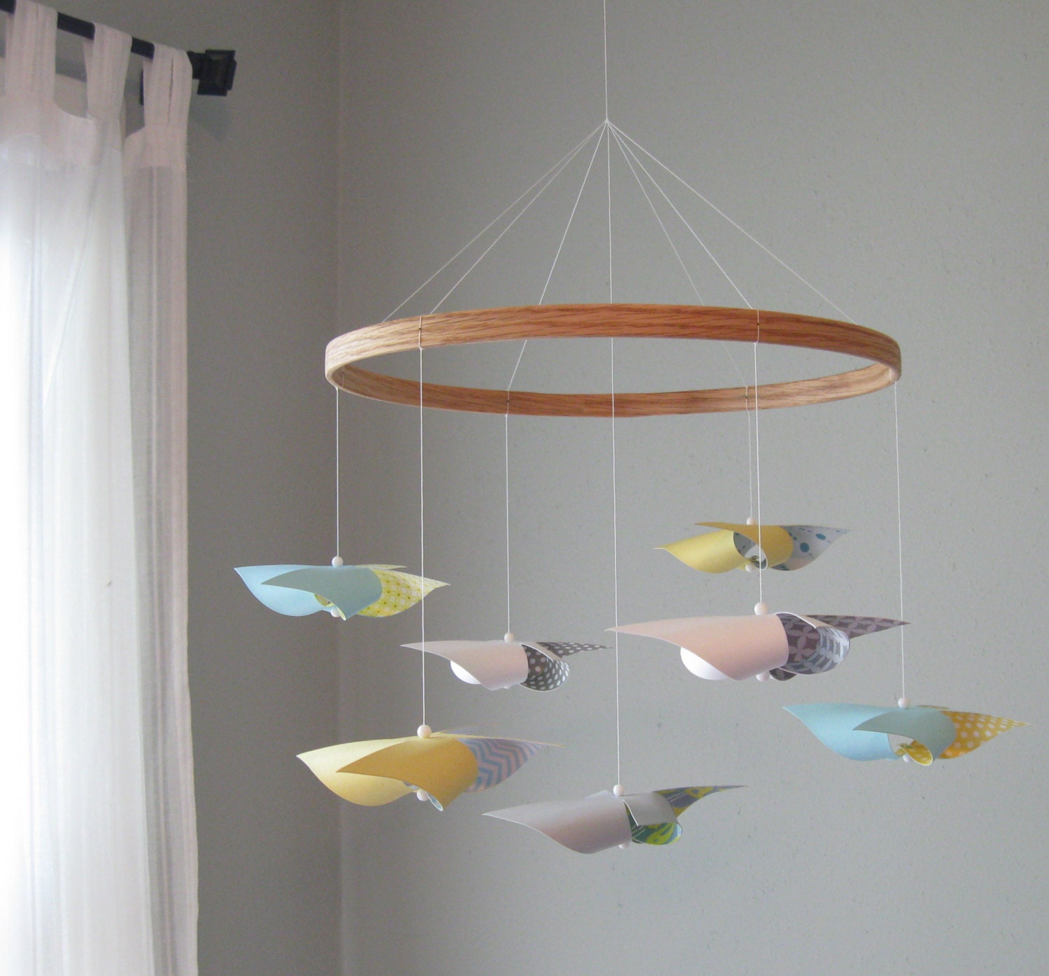 Ceiling Hung Baby Mobile / Nursery Mobile / Crib Mobile / Etsy