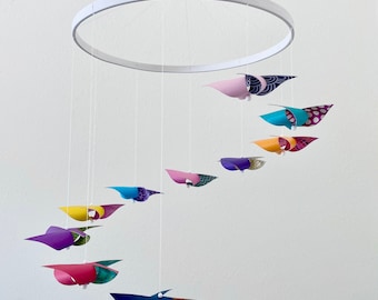 Colorful Baby Crib Mobile with the Best Viewpoint for Baby, great for changing table entertainment : Wild Child