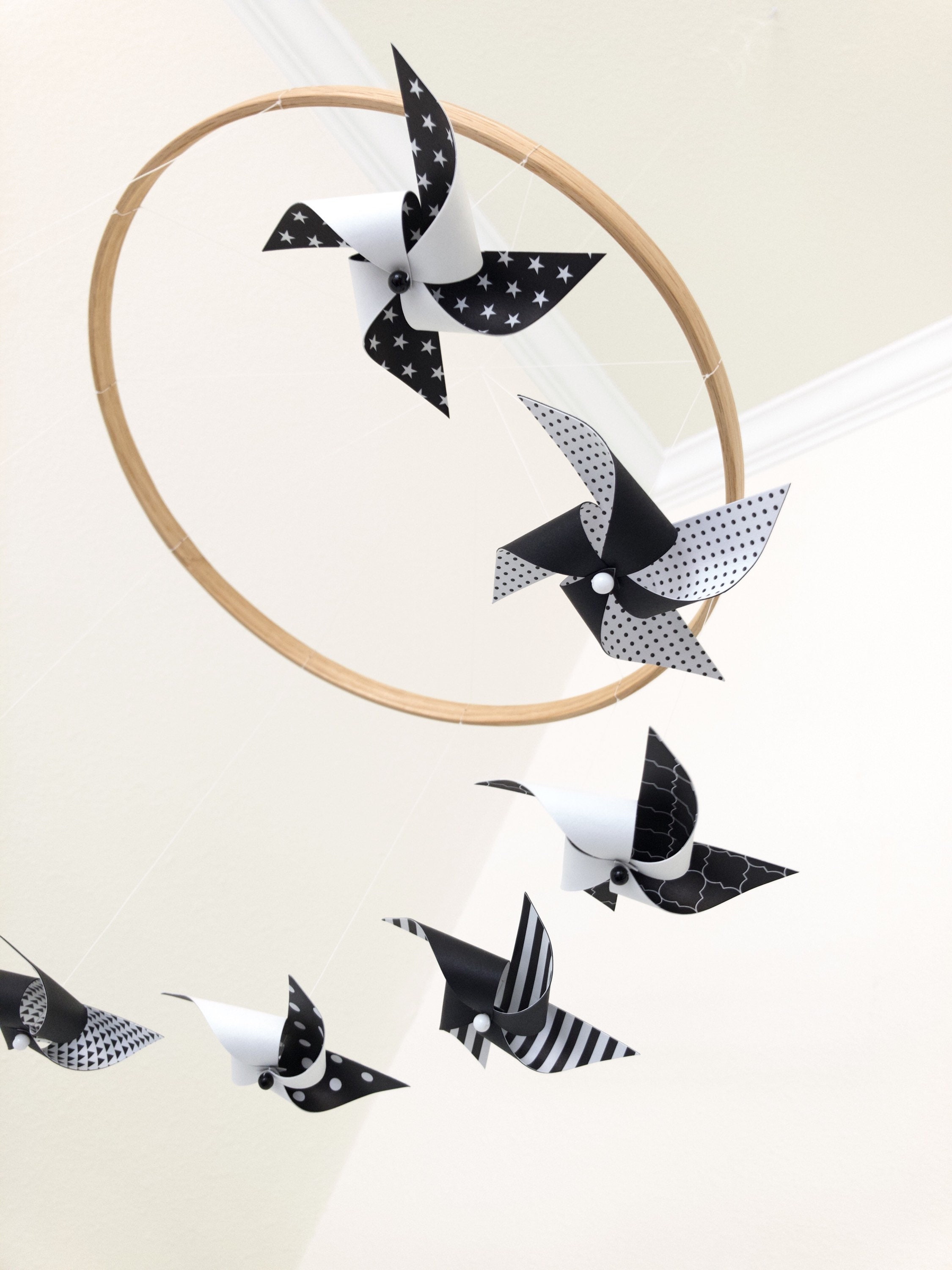 Black and White Baby Crib Mobile / Best Baby Mobile for Sleep Etsy UK