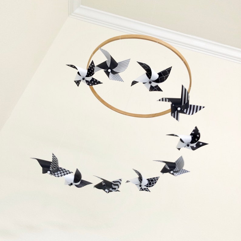 Black and White Baby Crib Mobile / Best Baby Mobile for Sleep Etsy UK
