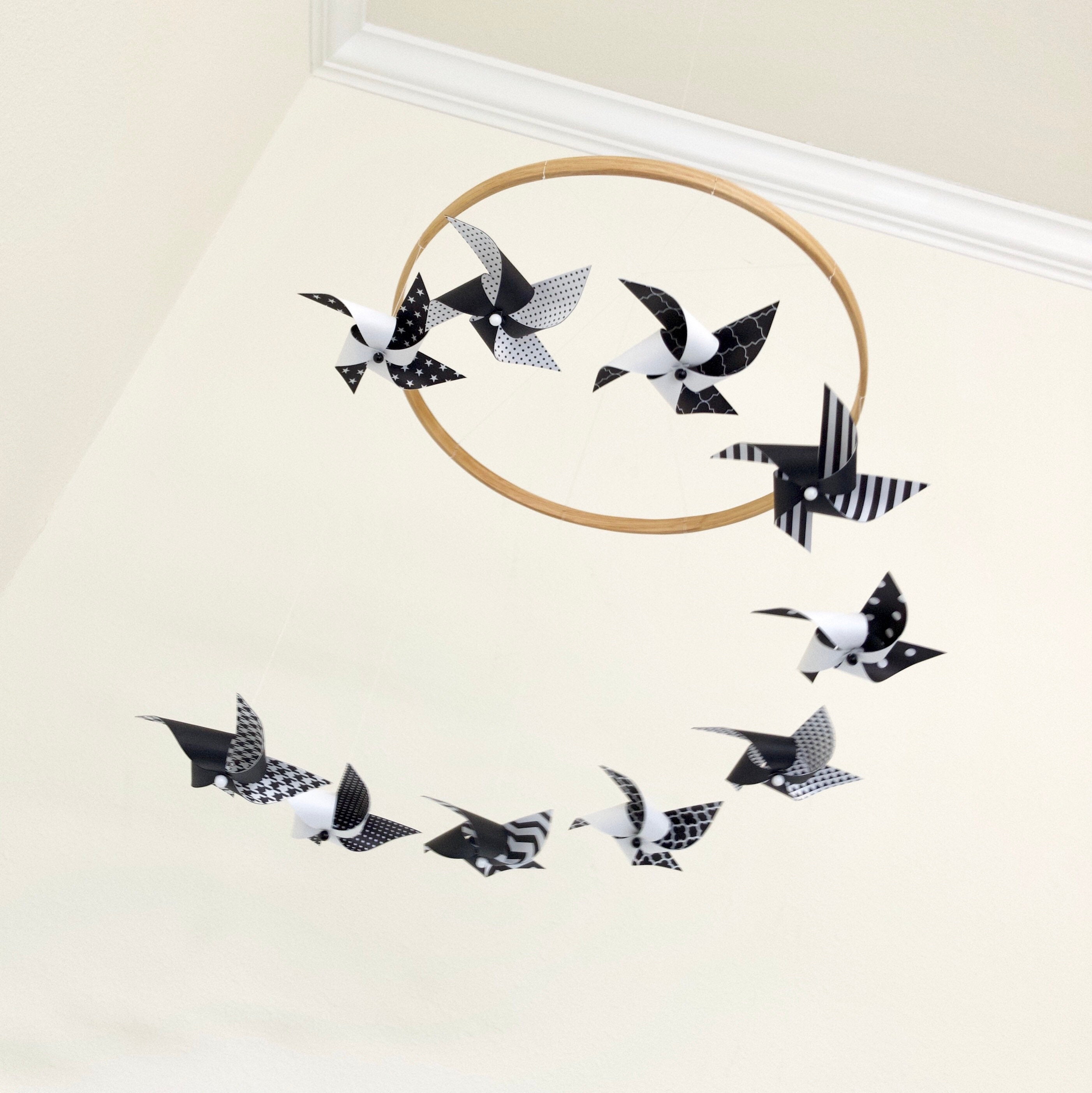 Black and White Baby Crib Mobile / Best Baby Mobile for Sleep Etsy UK