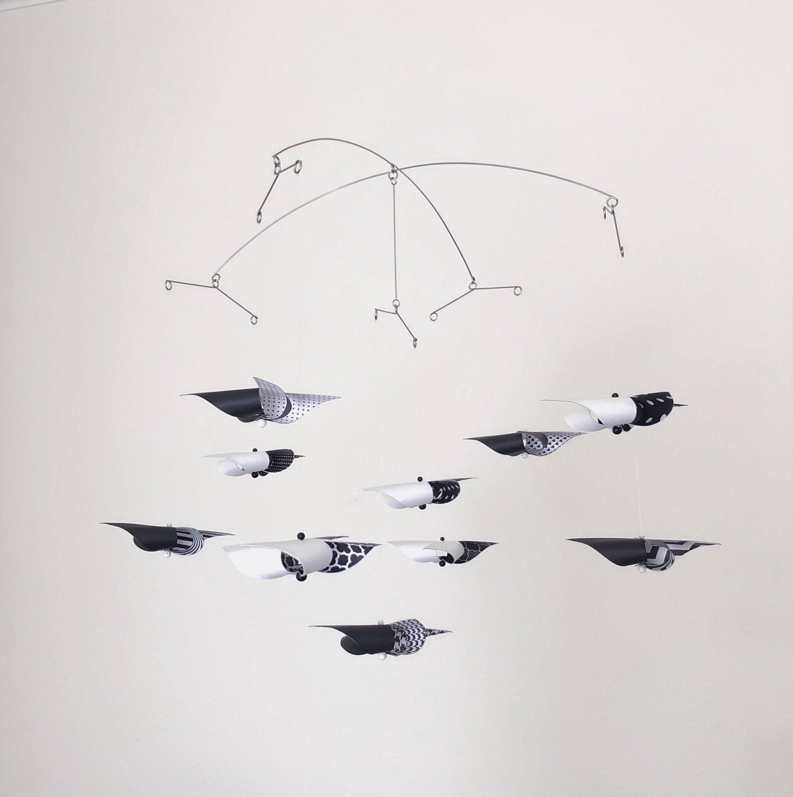 Black and White Mobile / Crib Mobile / Baby Mobile / Nursery Etsy