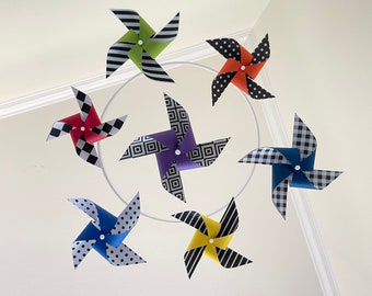 Rainbow Baby Crib Mobile for a Baby Boy or Baby Girl Nursery / Red, Orange, Yellow, Green, Blue, Indigo, Violet : Roy G. Biv