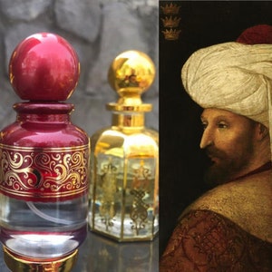 Mehmed the Conqueror Fragrance | Alcohol Free Perfume | Fragrance with Unique Bottle | Masculine Fragrance