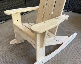 Child Adirondack Rocking Chair
