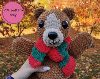 Waffles the bear crochet pattern!