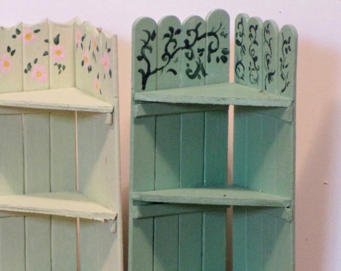 Miniature Garden Corner Shelf Etsy
