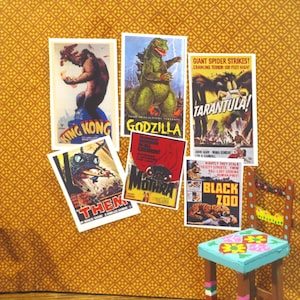 Miniature Creature movie posters  set of 6