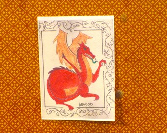 ACEO - Medieval Dragon