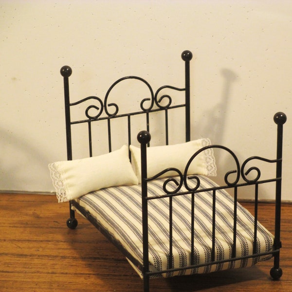 Miniature bed pillows Small  Set of 2